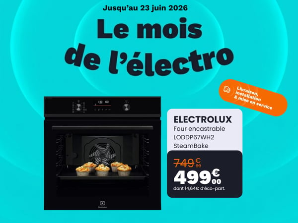 Four encastrable ELECTROLUX LODDP67WH2 SteamBake