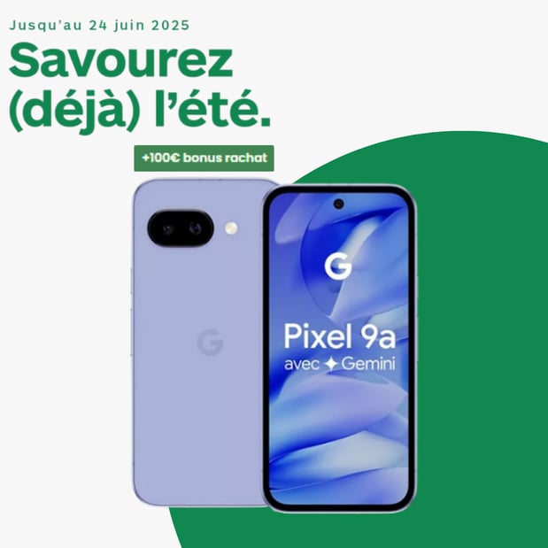 Smartphone GOOGLE Pixel 9a 128go Iris