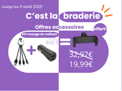 Offres accessoires : Kit voyage en voiture !