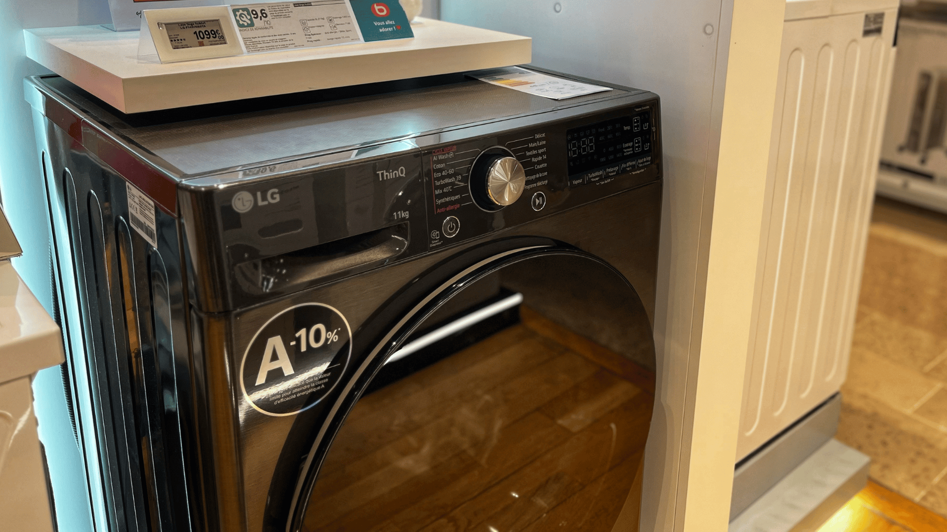 MACHINE A LAVER LG CHEZ BOULANGER NICE CAP 3000