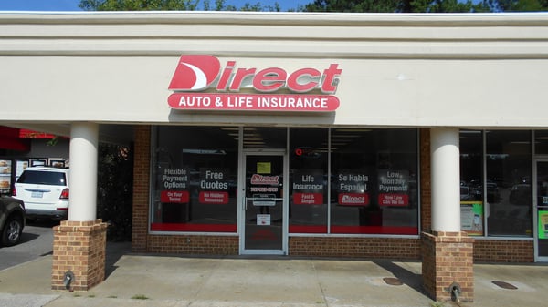 Direct Auto Insurance storefront located at  841 W Constance Rd, Suffolk