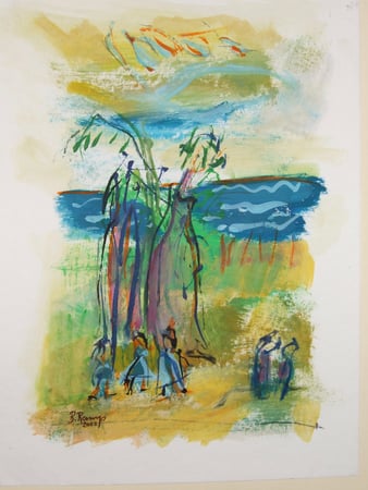 In den Dünen / Atelier Malschule und Kunst Barbara Ramp / Pratteln / Moderne Kunst