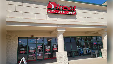 Direct Auto Insurance storefront located at  3710 East Main Street, Blytheville