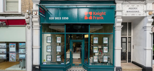 Knight Frank Belsize Park & Primrose Hill Estate Agents office store front