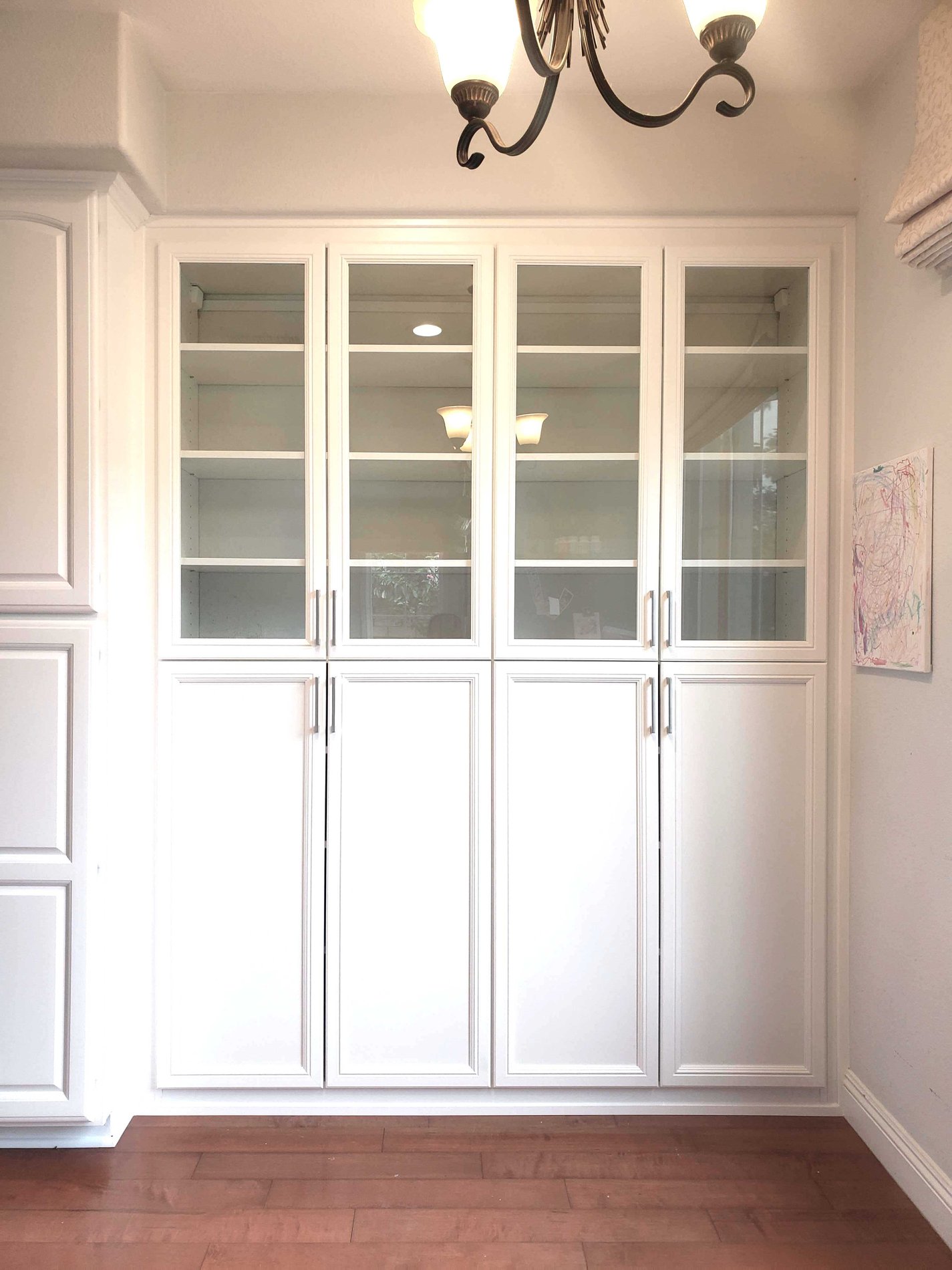 Custom built and locally made pantry cabinets