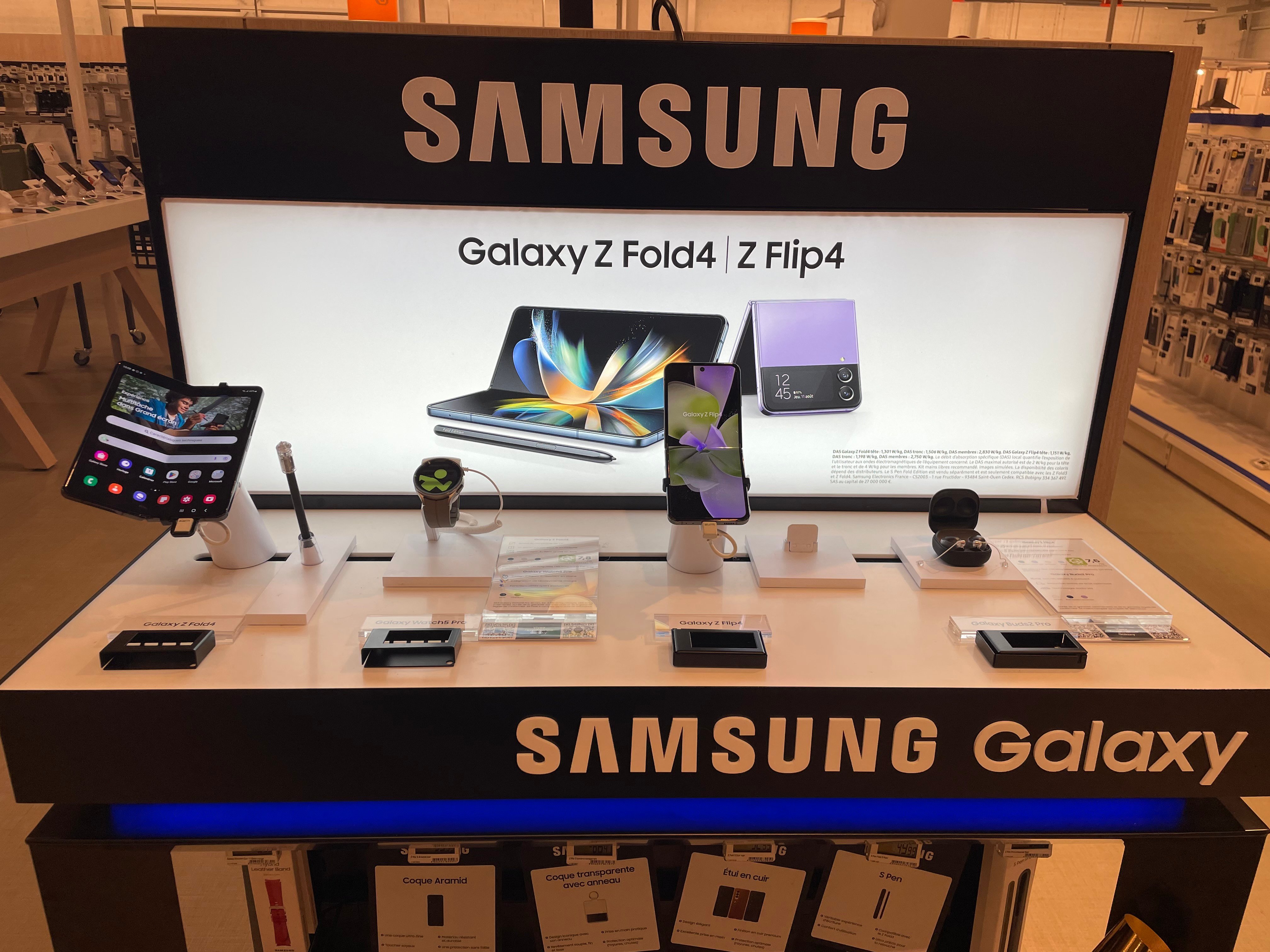 smartphone samsung boulanger la roche sur yon, z flip, z fold