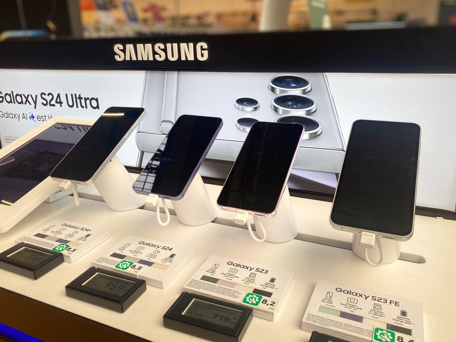 Smartphone Samsung Galaxy S24, Samsung Galaxy S24+, Samsung Galaxy S23 et Samsung Galaxy S23 FE Boulanger Rennes Chantepie