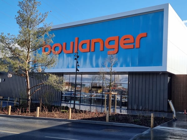 Façade de notre enseigne Boulanger Vendenheim- Reichstett, expert en électroménager et multimédia !