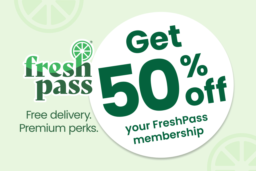exclusive offer fresh pass get 50 percent off your fresh pass membership free delivery premium perks