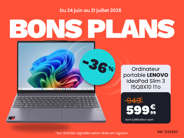 Ordinateur portable LENOVO IdeaPad Slim 3 15Q8X10 1To