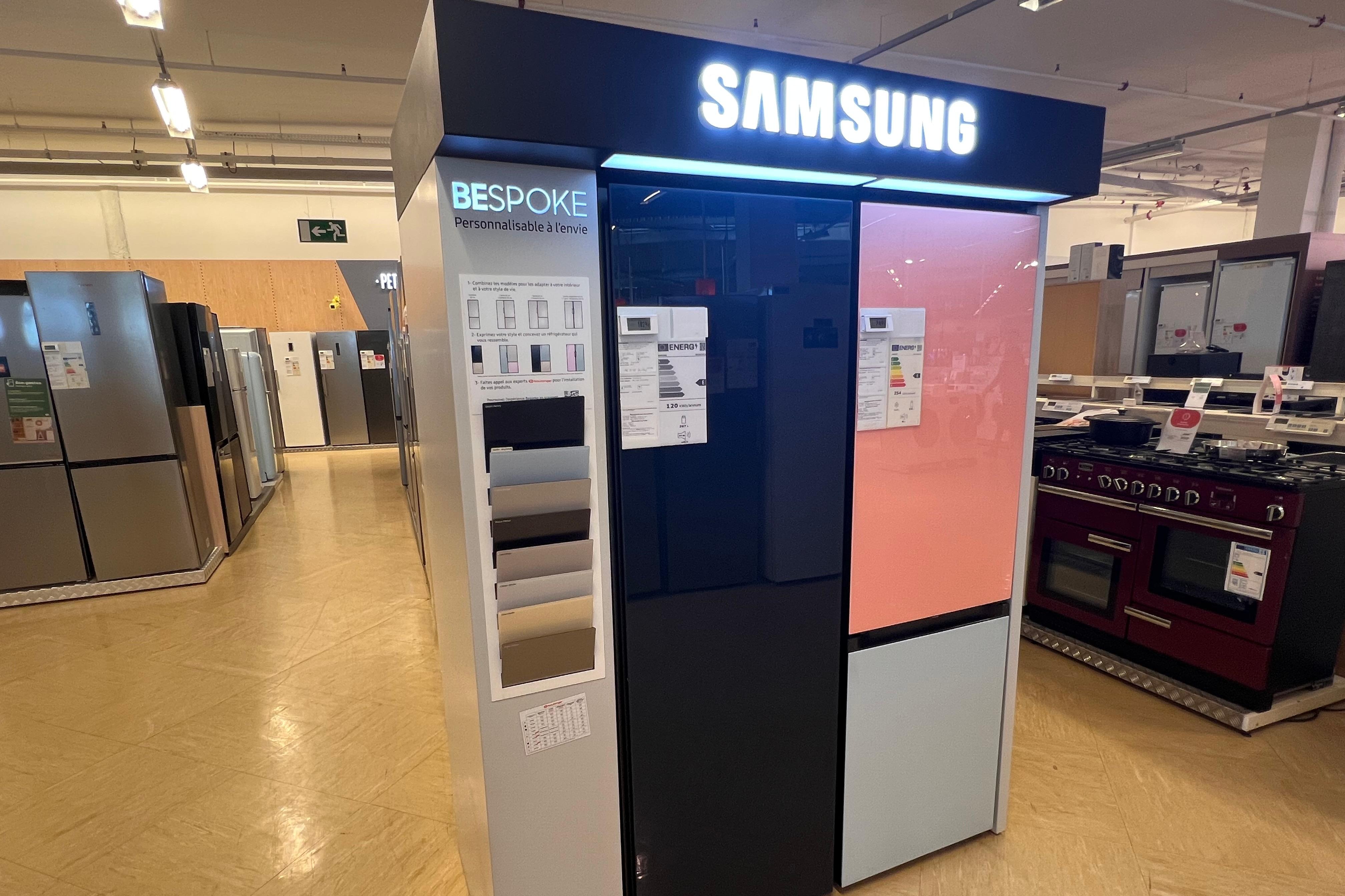 Découvrez les réfrigérateur personnalisable BeSpoke par Samsung