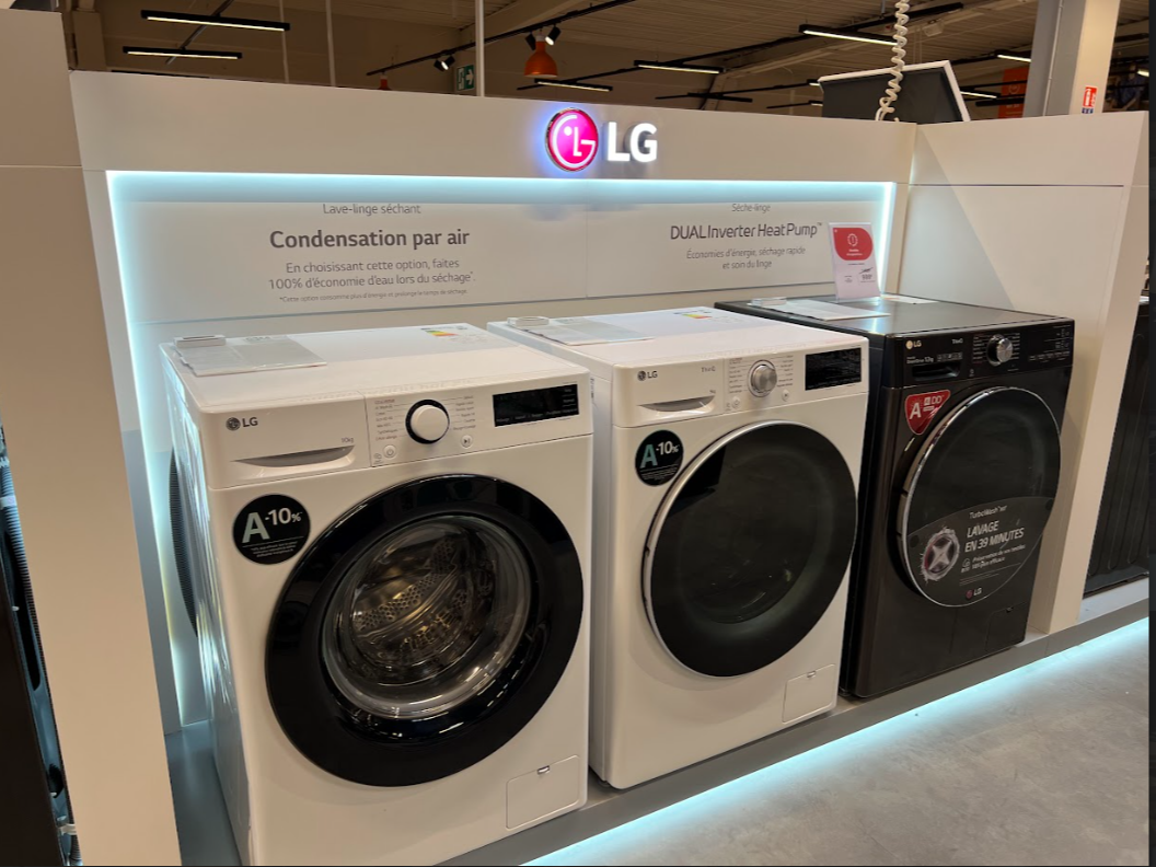 Venez découvrir différents modèles de sèche linge LG disponible en magasin chez Boulanger Bordeaux Mérignac