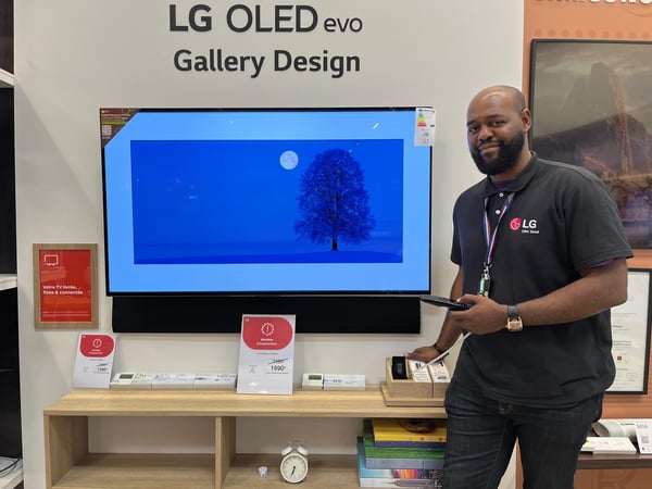 Kash, expert LG du magasin Boulanger Sainte-Geneviève-des-Bois ZAC de la Croix Blanche.