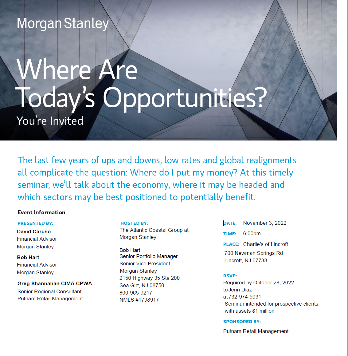 The Atlantic Coastal Group | Sea Girt, NJ | Morgan Stanley Wealth 