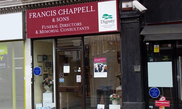 Francis Chappell & Sons Funeral Directors South East London, Here for