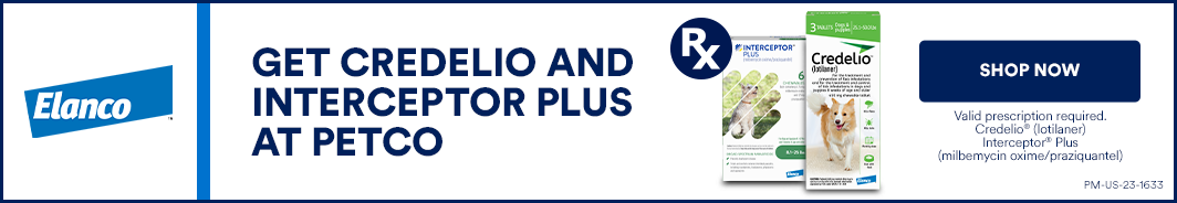 Get Credelo and Interceptor Plus at Petco
