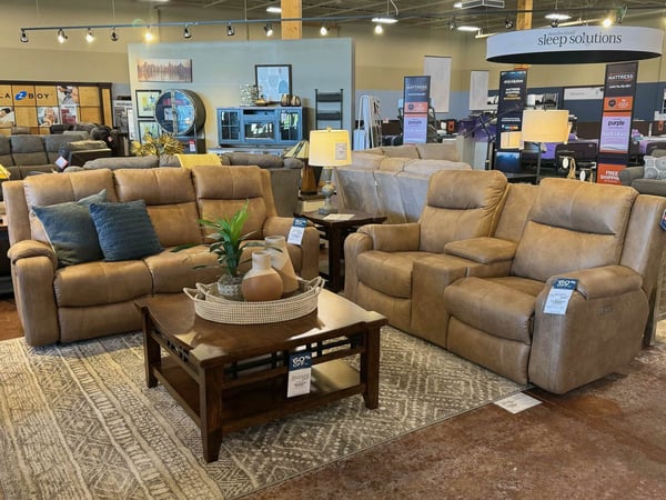 Owatonna Slumberland Furniture Contour sofa set