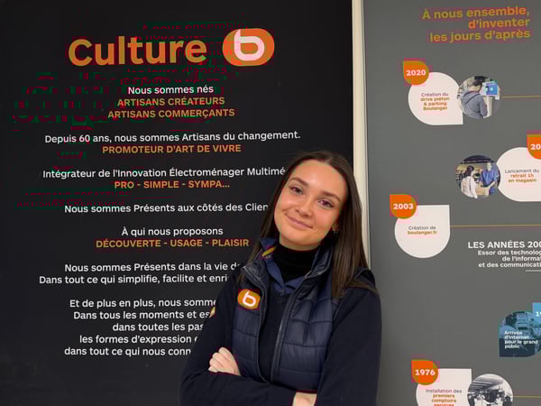 Julie, assistante manager boulanger nantes atlantis saint herblain