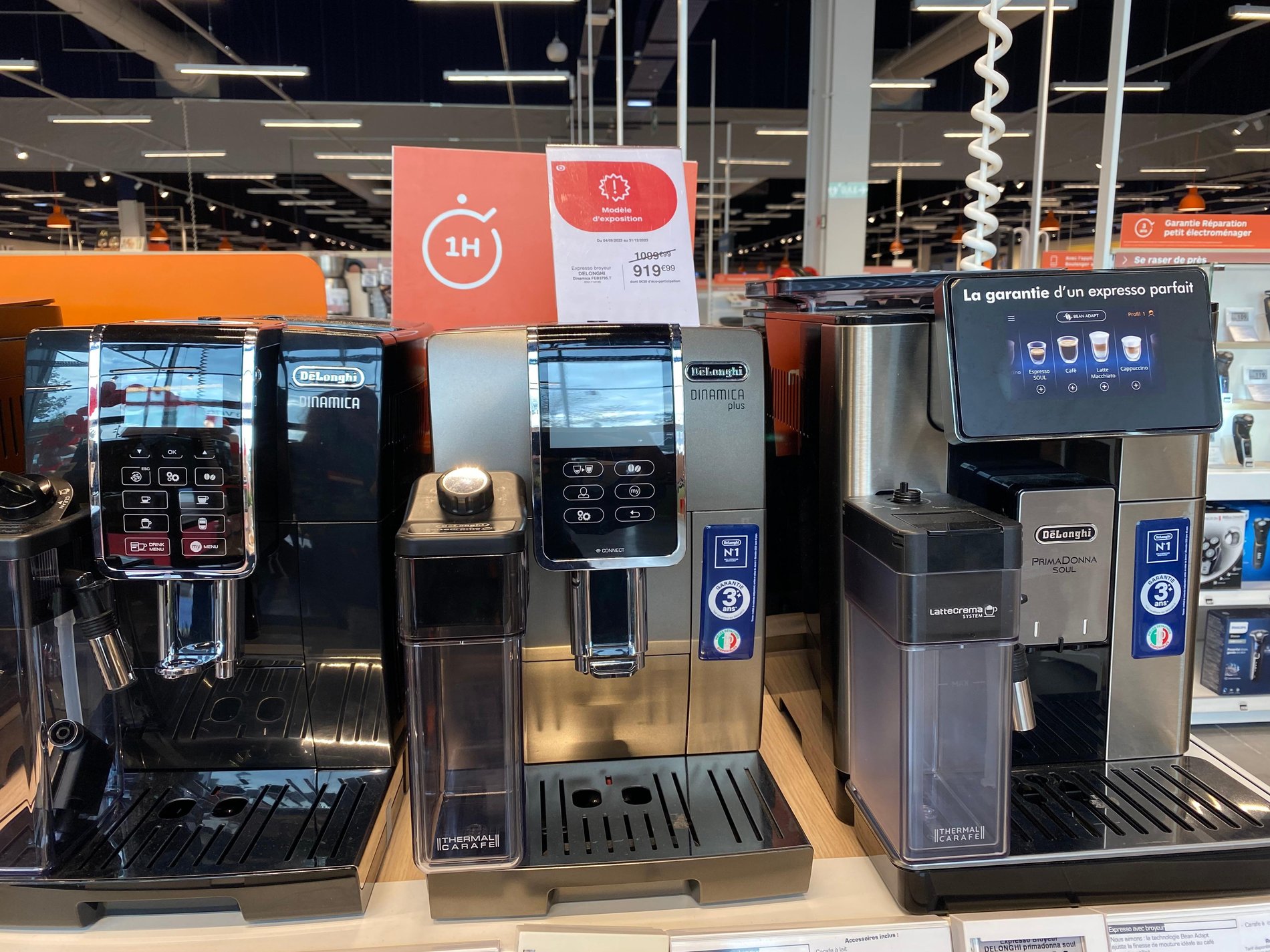 Découvrez l'univers Delonghi dans votre magasin Boulanger Claye-Souilly
