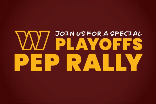 Join us for a special playoffs pep rally