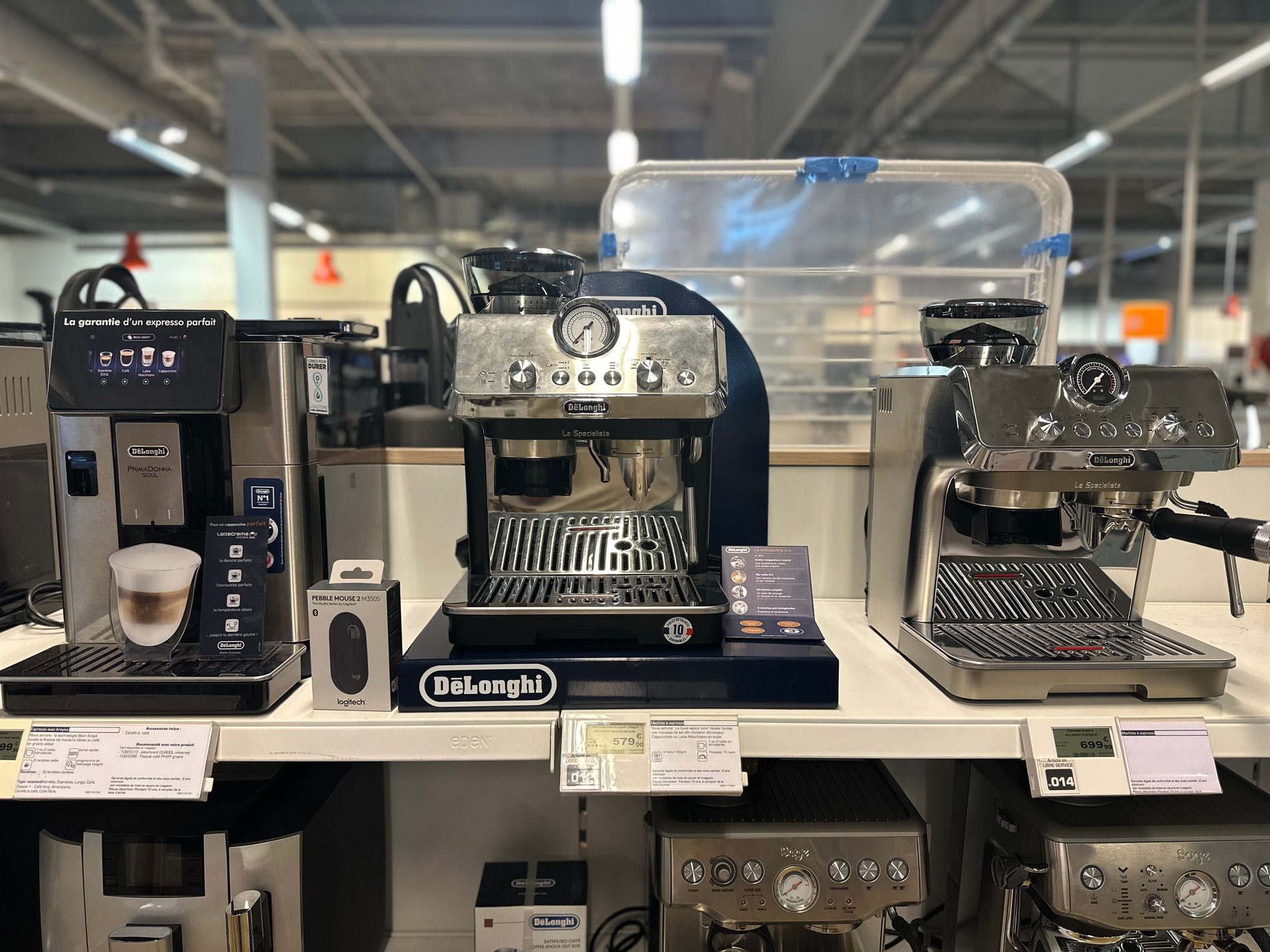 Machine à expresso Delonghi chez Boulanger La Valentine.