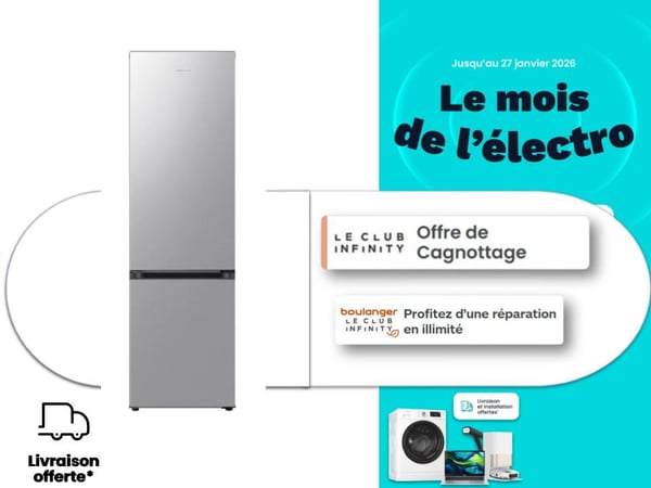 Réfrigérateur combiné SAMSUNG RB38C600DSA Boulanger Toulouse Saint Orens