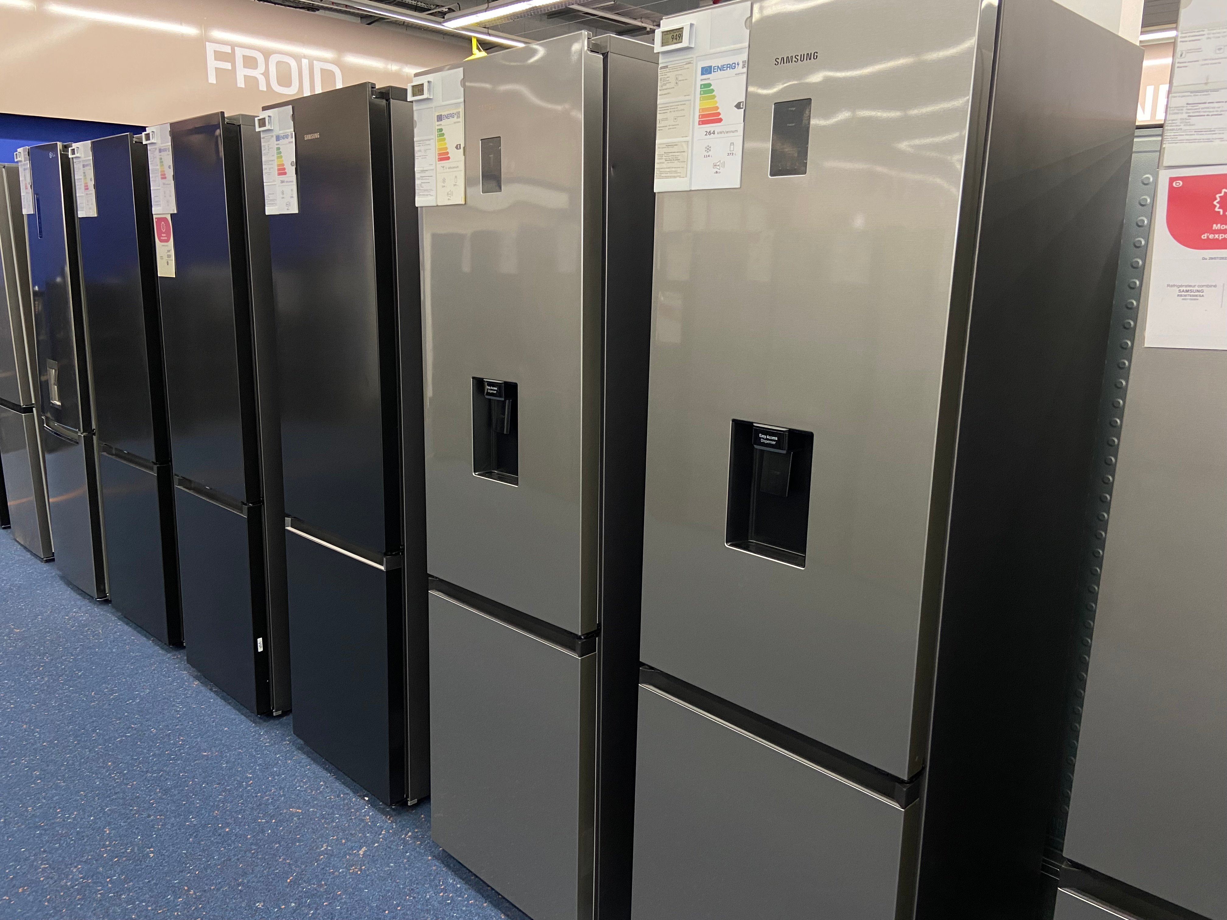 Retrouvez notre gamme de réfrigérateur combiné Samsung dans votre magasin Boulanger Metz Metzanine