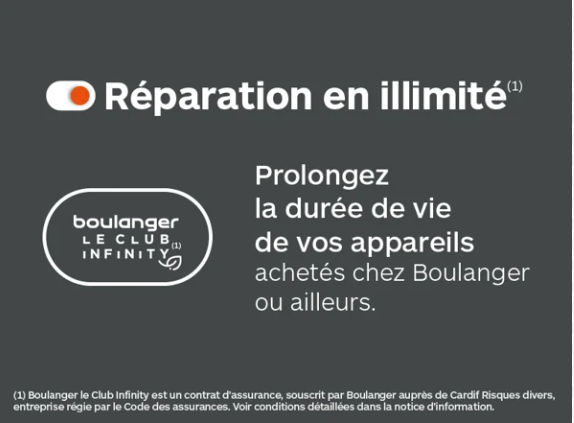 Pensez à Boulanger INFINITY pour plus de sérénité dans votre magasin Boulanger Le Boulou