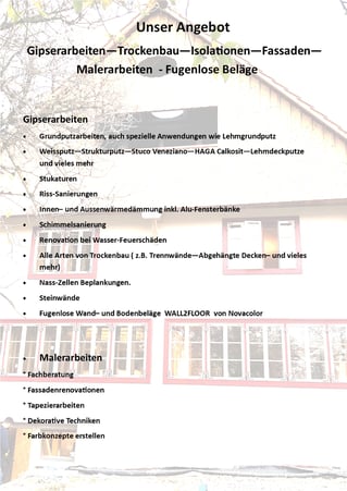 Unser Angebot