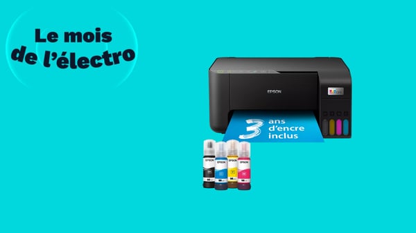 Imprimante jet d'encre EPSON EcoTank ET 2865
 chez boulanger lyon cordeliers