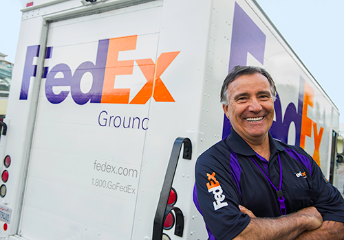FedEx Ground delivery truck
