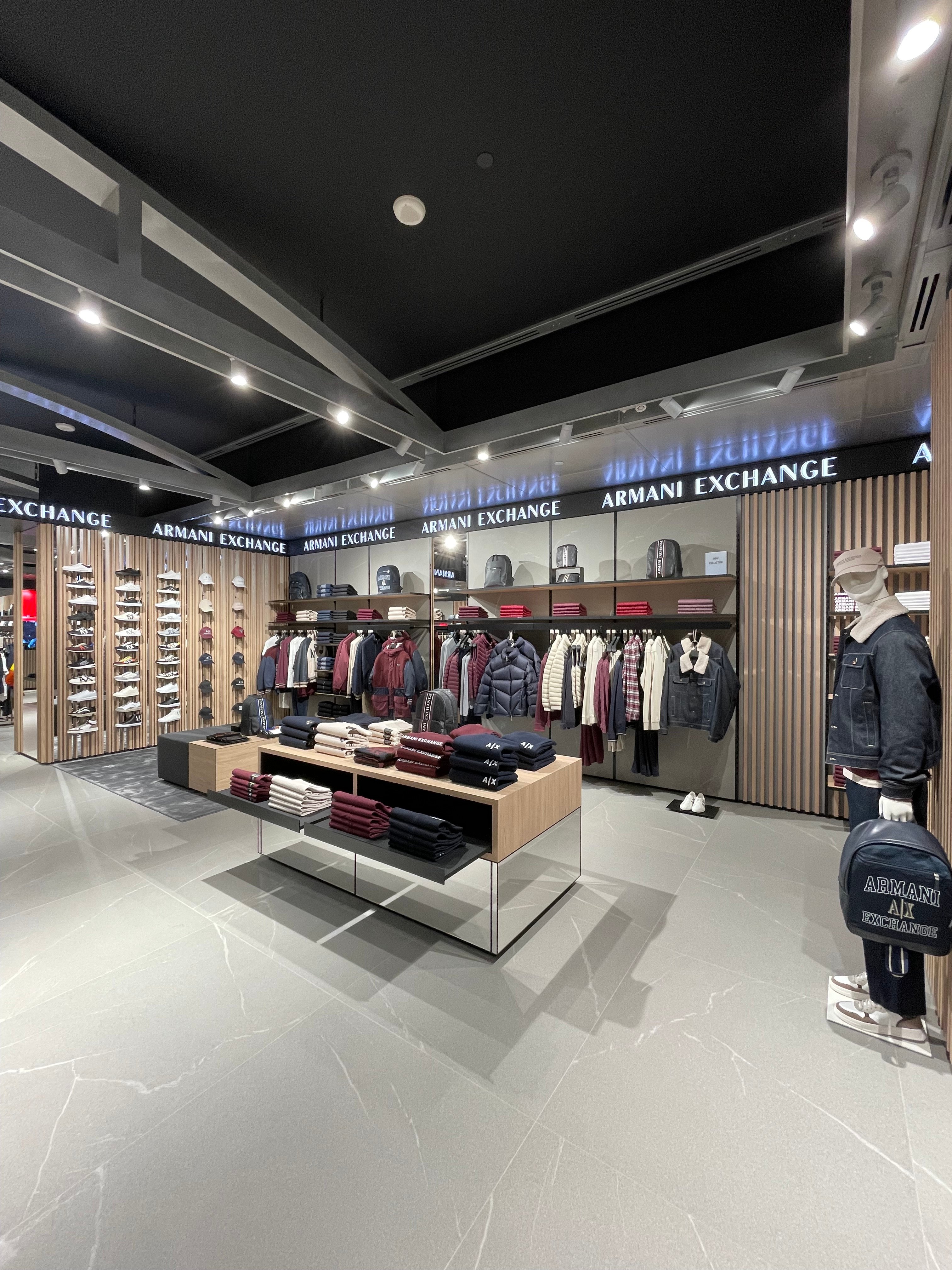 Armani Exchange Outlet Stores Across All Simon Shopping Centers