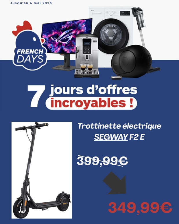 Trottinette électrique SEGWAY F2 E