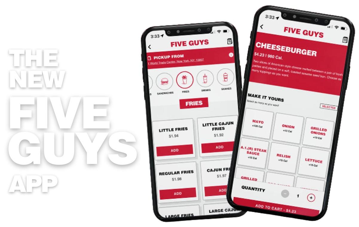 Five Guys Mobile App