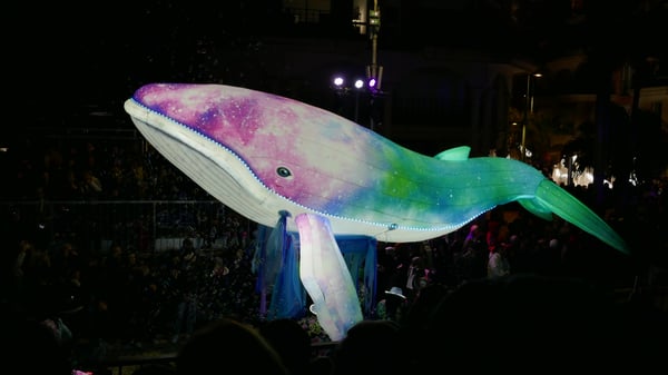 Zitronenfest Menton Nachtumzug