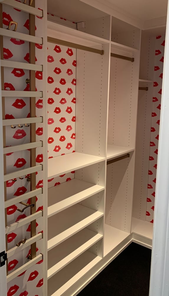 custom built and locally made walk in closet