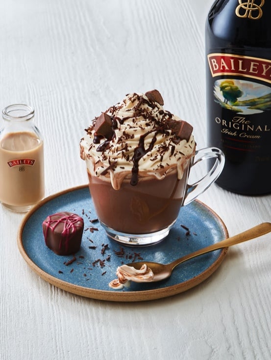 Baileys Hot Chocolate Bombs — Marley's Menu