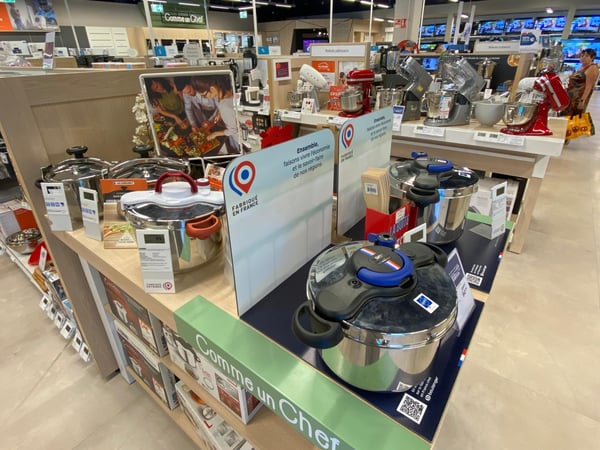 Rayon des autocuiseurs de la marque SEB, TEFAL, Le Creuset et EssentielB de votre magasin Boulanger Bourg-en-Bresse.
