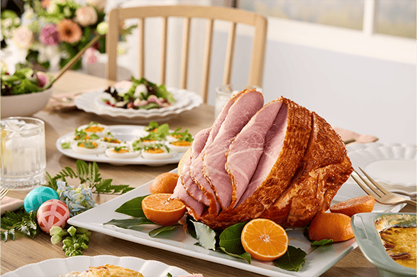 easter ham dinner