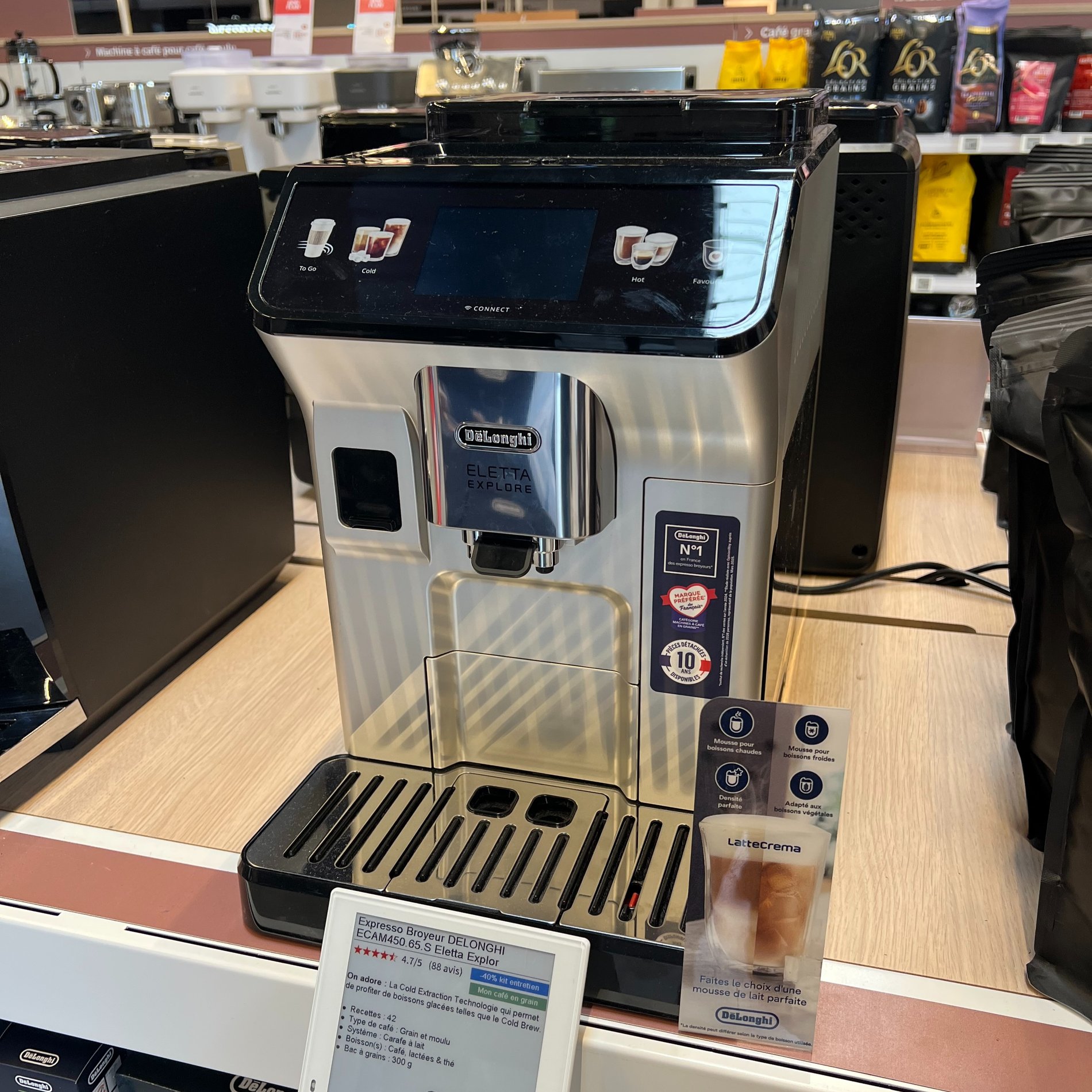 Expresso Broyeur DELONGHI dans votre magasin boulanger st quentin