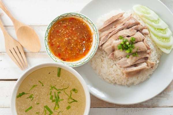 Hainanese chicken rice