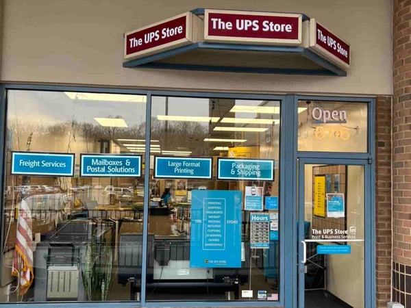 Storefront of The UPS Store in Falls Church, VA