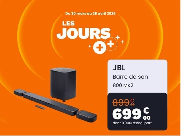 barre de son jbl 800 MK2
