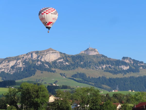 Fahrt über Eggerstanden nach Appenzell