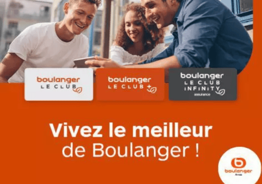 Profitez das avantages du Club+ offert par votre magasin Boulanger Aubagne