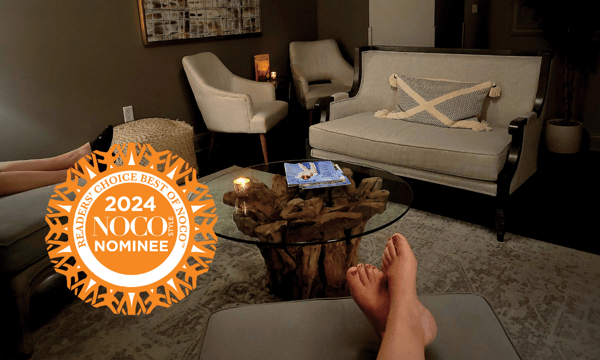 Woodhouse Spa Fort Collins Relaxation Room - Nominated for Best Day Spa in Northern Colorado