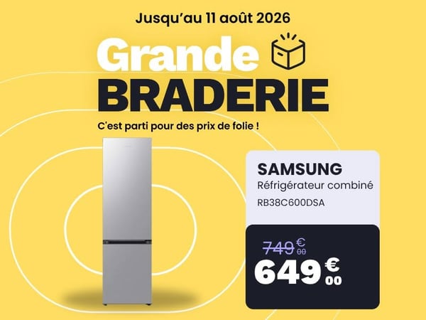 Réfrigérateur combiné SAMSUNG RB38C600DSA