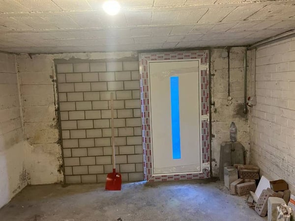 Mauer arbeiten