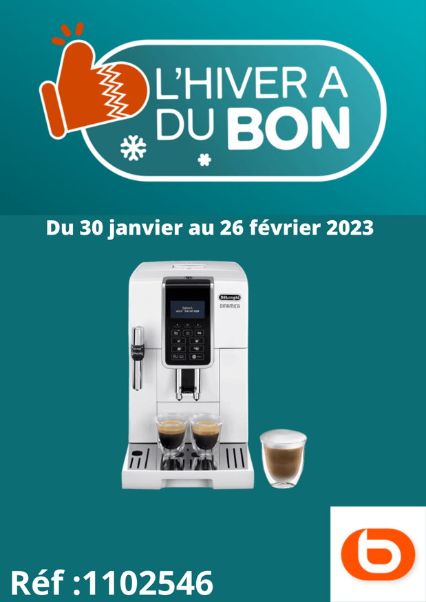 Expresso Broyeur Delonghi Dinamica FEB3535.W blanc
Boulanger Annemasse