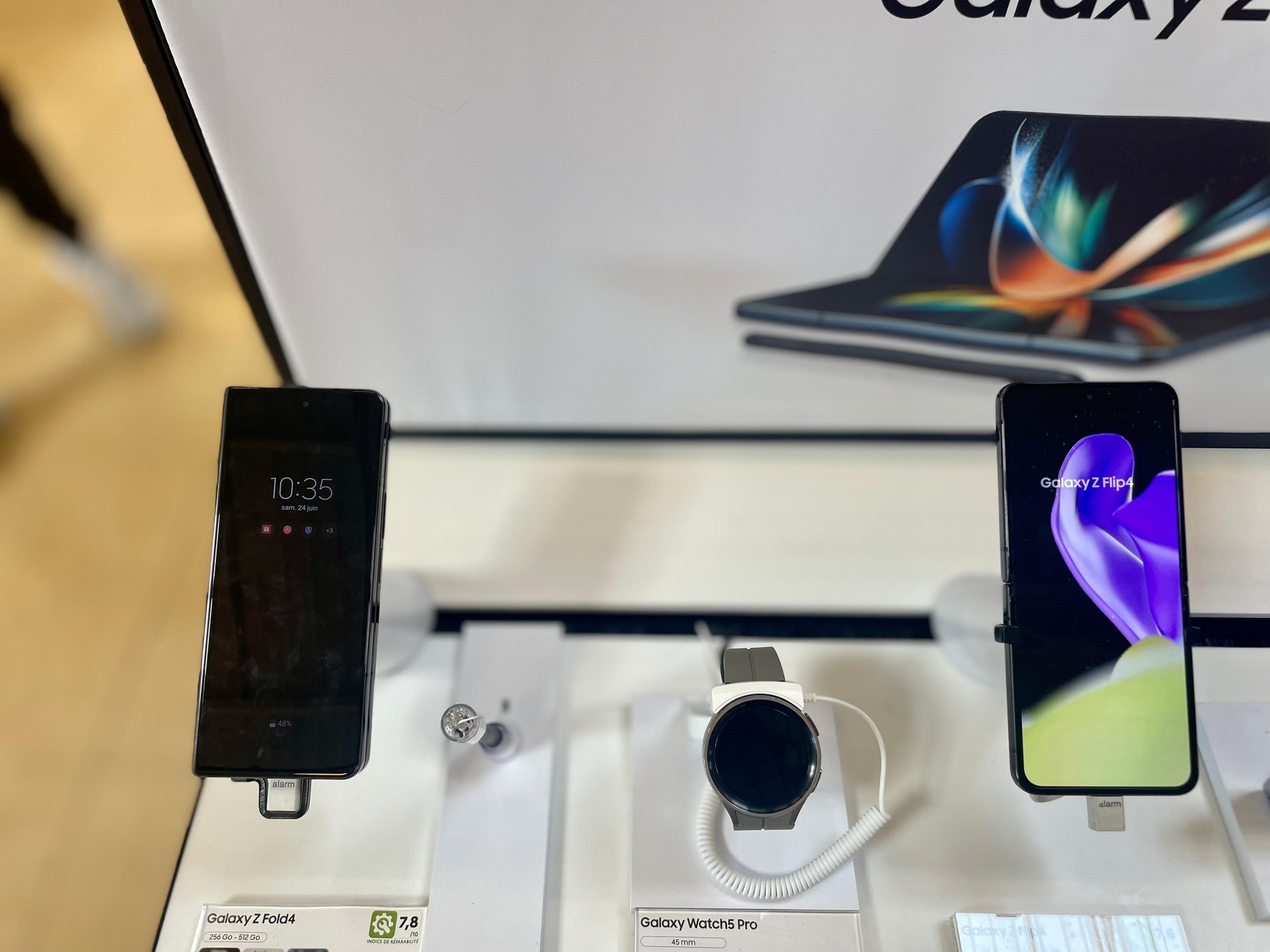 Samsung Galaxy Zflod 4, Samsung Galaxy Zflip 4, Samsung Galaxy Watch 5 Pro dans votre magasin Boulanger Saint-Nazaire